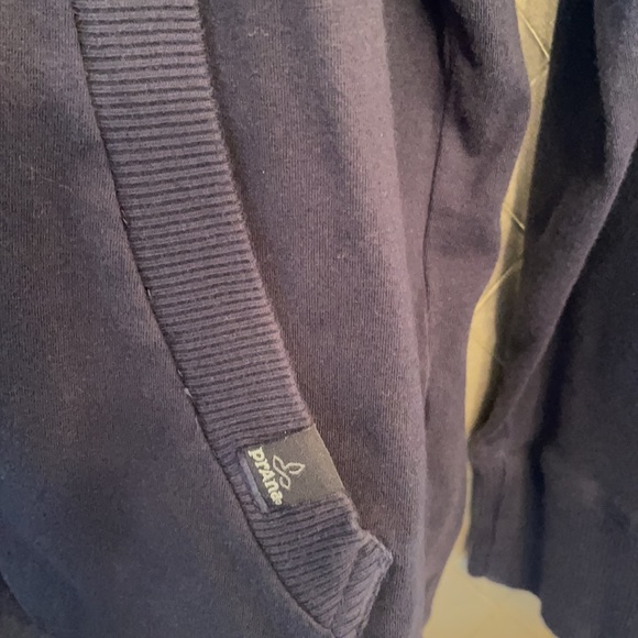 Prana Mens Hoodie with pockets blue M - Picture 3 of 3